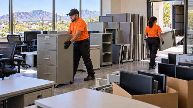 Limpieza de oficinas service scene in Tucson